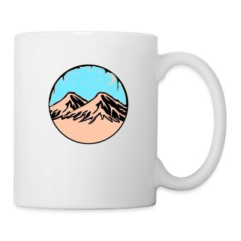 Starry Sky Mountains - Mug - white - Right