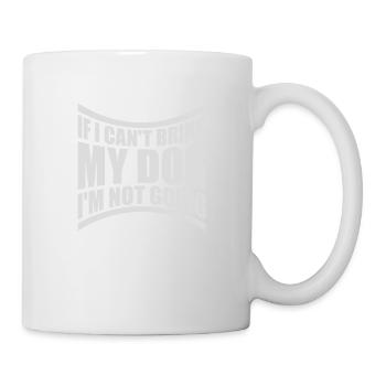 Citation Apportez mon chien - Mug blanc - blanc - Droite