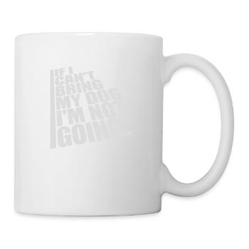Citation Apportez mon chien - Mug blanc - blanc - Droite