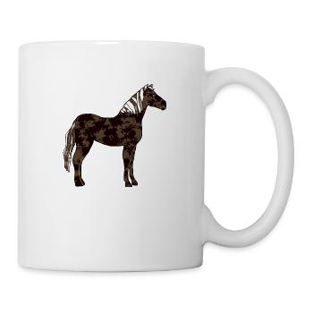 Pferd - Tasse - Weiß - Rechts