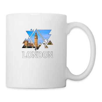 Londres Angleterre Royaume-Uni City Skyline Home Love - Mug blanc - blanc - Droite