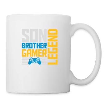son brother gamer legend - Tasse - Weiß - Rechts