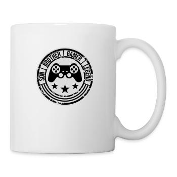 son brother gamer legend - Tasse - Weiß - Rechts