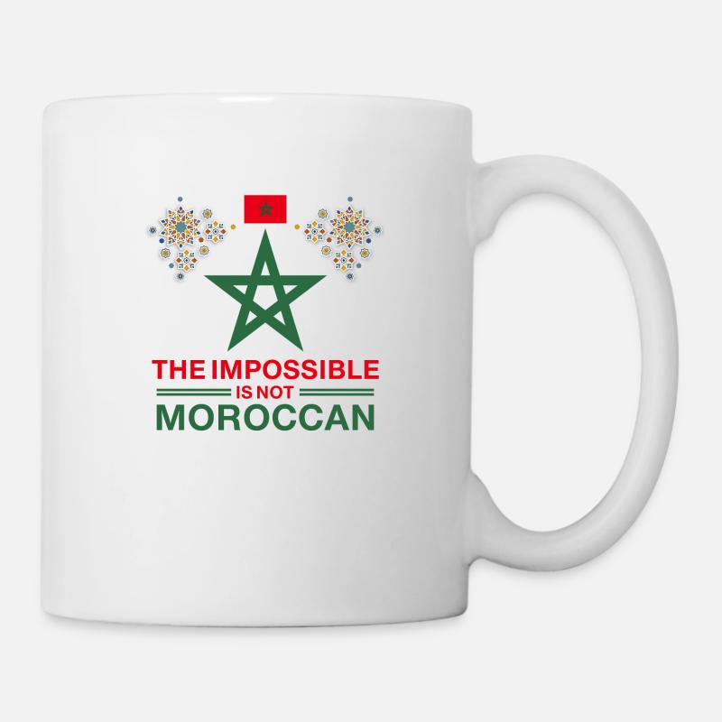 Maroc - The impossible is not Moroccan - Mug blanc - blanc