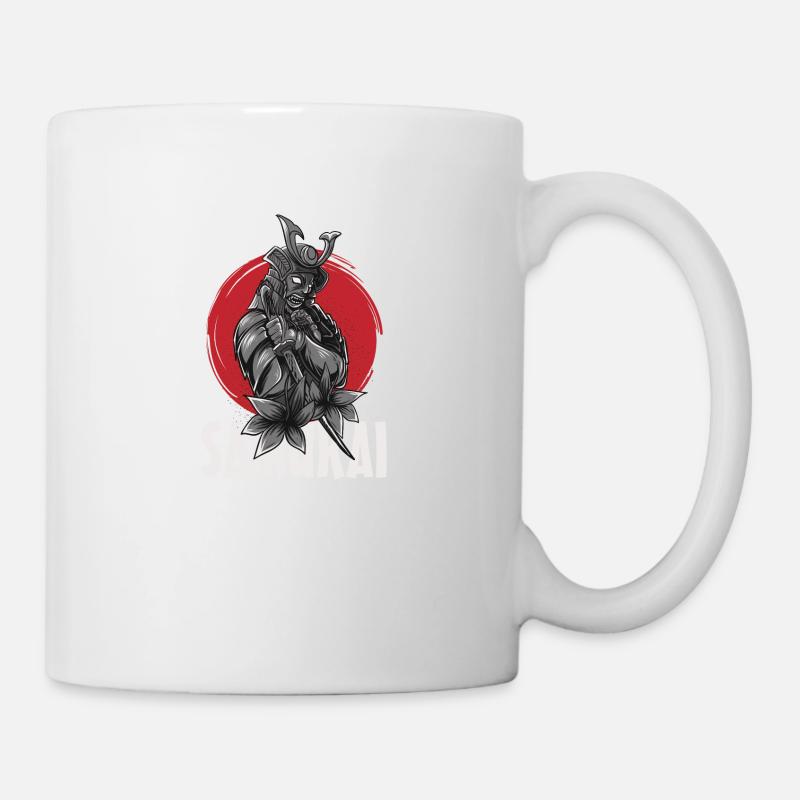 samouraï Cools Samouraïs japonais Design - Mug blanc - blanc
