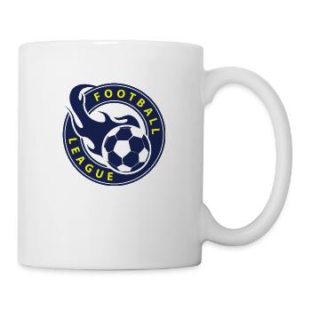Fußball Football - Mug blanc - blanc - Droite