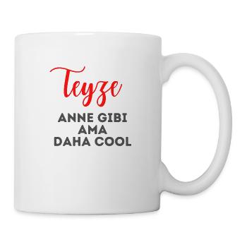Teyze/ komik/Türkisch/ Tante lustiger Spruch - Tasse - Weiß - Rechts