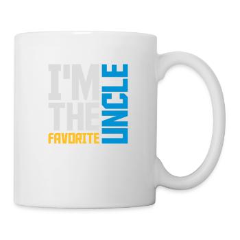 im the favorite uncle - Tasse - Weiß - Rechts