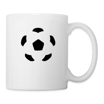 Fußball Football - Mug blanc - blanc - Droite