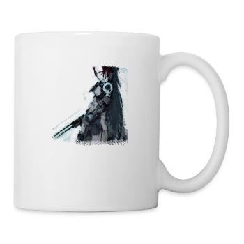 Anime Cyborg Girl - Mug - white - Right