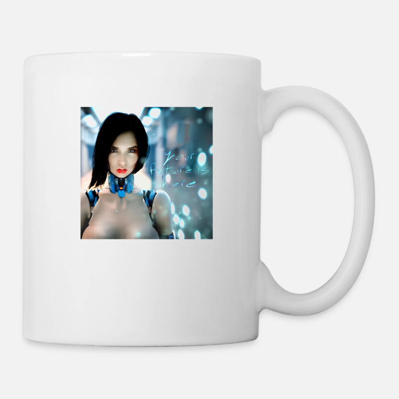 your future is here - Mug - white