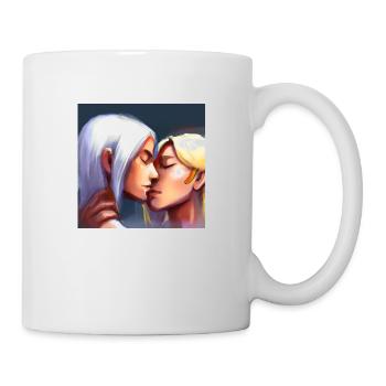 LGBT Queer kiss 🌈🌈 - Mug - white - Right