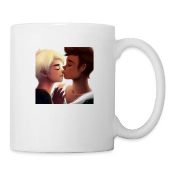 LGBT Queer kiss 🌈🌈 - Mug - white - Right