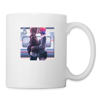 LGBT Queer kiss 🌈🌈 - Mug - white - Right