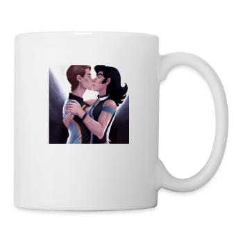 LGBT Queer kiss 🌈🌈 - Mug - white - Right