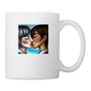 LGBT Queer kiss 🌈🌈 - Mug - white - Right