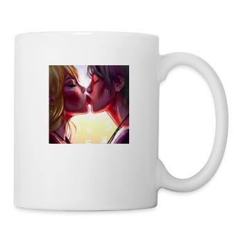 LGBT Queer kiss 🌈🌈 - Mug - white - Right