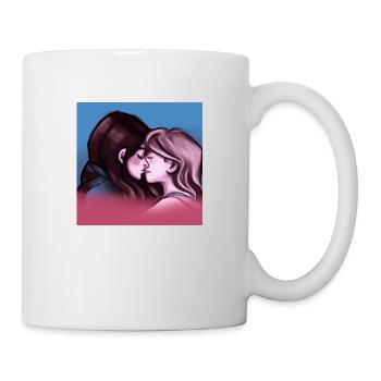 LGBT Queer kiss 🌈🌈 - Mug - white - Right