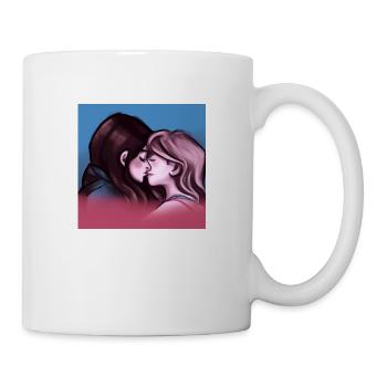 LGBT Queer kiss 🌈🌈 - Mug - white - Right