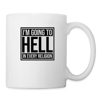 in going to hell - Mug - white - Right