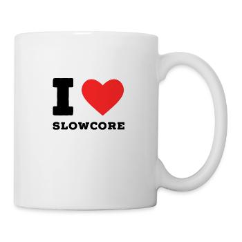 I love slowcore - Mug - white - Right