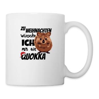 Weihnachten Quokka - Tasse - Weiß - Rechts