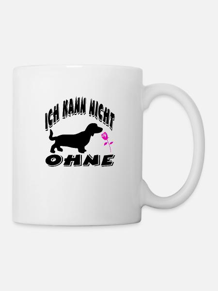 Dackel - Tasse - Weiß