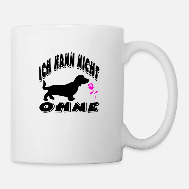 Dackel - Tasse - Weiß