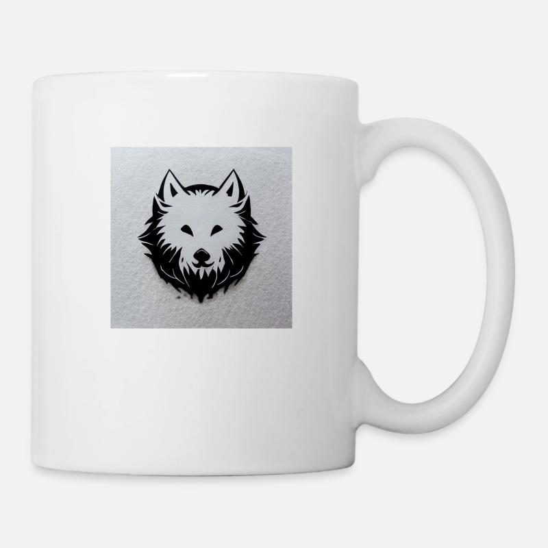 Wolfs Logo - Tasse - Weiß