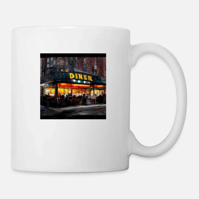 Diner - Tasse - Weiß