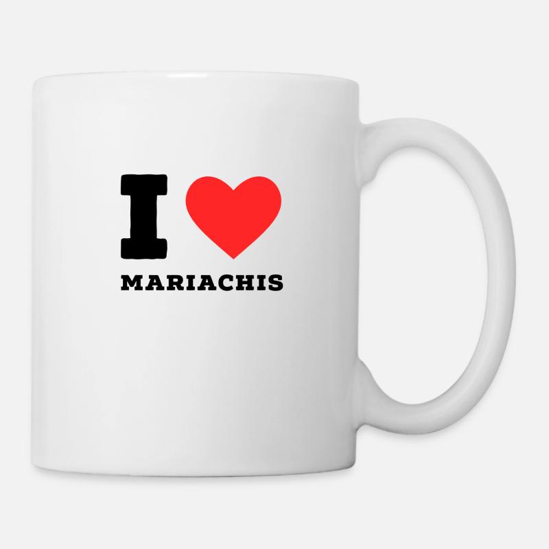 I love mariachis - Mug - white