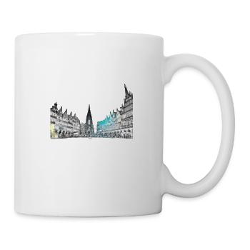 Prinzipalmarkt Münster Westphalie - Mug blanc - blanc - Droite