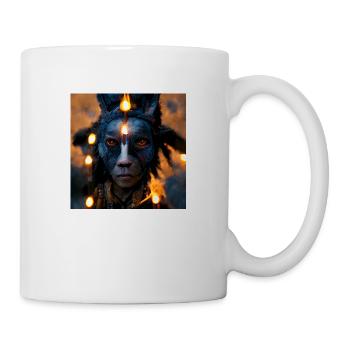Schamane 4 - Tasse - Weiß - Rechts