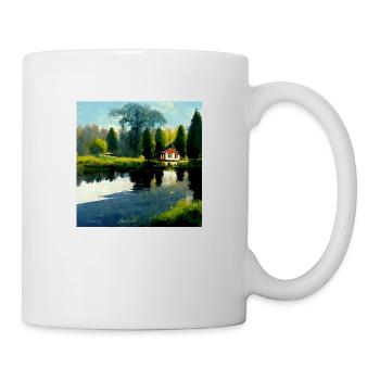 Haus am See 1 - Tasse - Weiß - Rechts