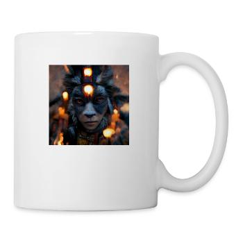 Schamane 3 - Tasse - Weiß - Rechts