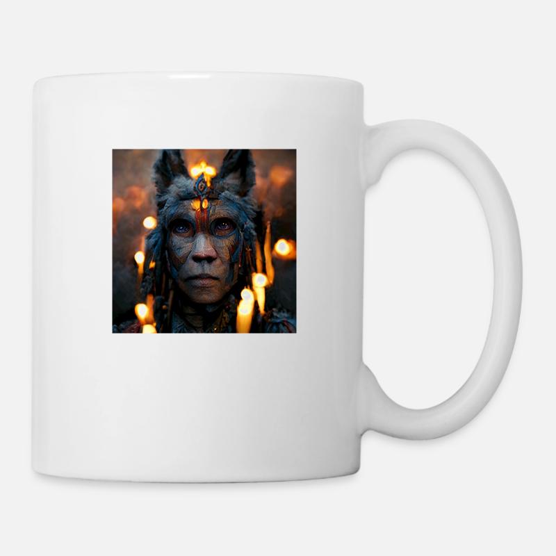 Schamane 2 - Tasse - Weiß