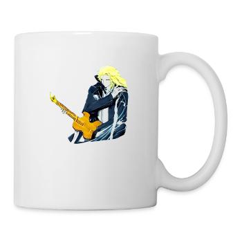 Type avec guitare - Mug blanc - blanc - Droite