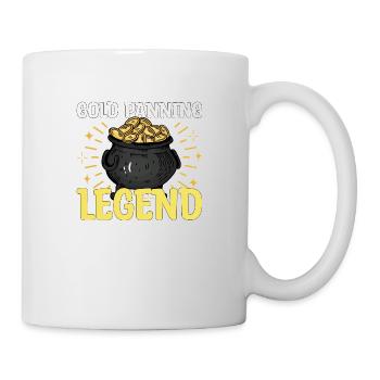Don de creusage de chercheurs d’or aurifères - Mug blanc - blanc - Droite