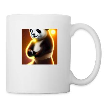 Un panda pour tous les cœurs - Mug blanc - blanc - Droite