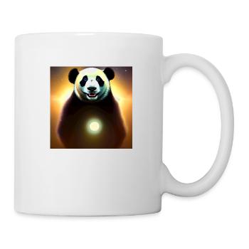 Un panda pour tous les cœurs - Mug blanc - blanc - Droite