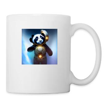 Un panda pour tous les cœurs - Mug blanc - blanc - Droite