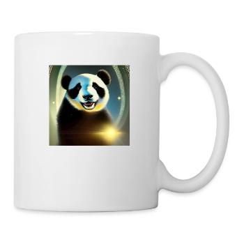 Un panda pour tous les cœurs - Mug blanc - blanc - Droite