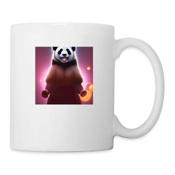 Un panda pour tous les cœurs - Mug blanc - blanc - Droite