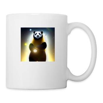 Un panda pour tous les cœurs - Mug blanc - blanc - Droite
