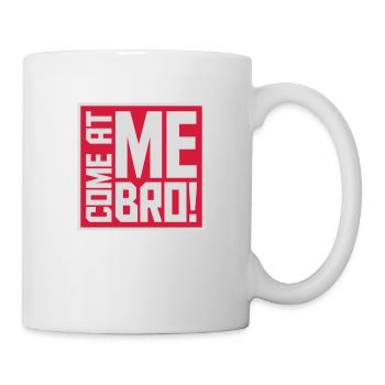 Viens à moi bro - Mug blanc - blanc - Droite