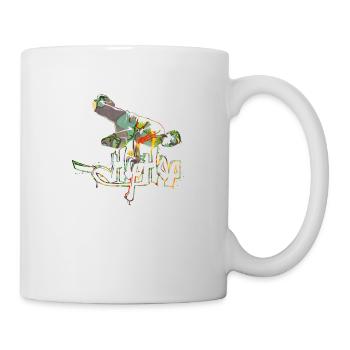 Hip Hop Musik Blues Pop Rock Tanz Breakdance - Tasse - Weiß - Rechts