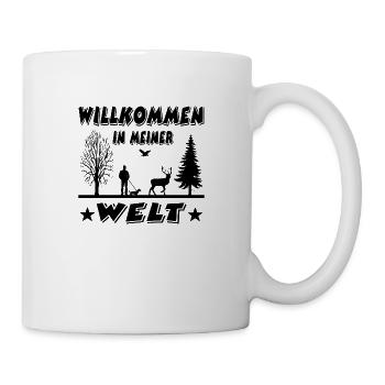 Jäger - Tasse - Weiß - Rechts