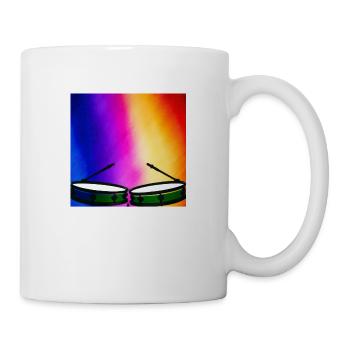 Rainbow Drums - Tasse - Weiß - Rechts