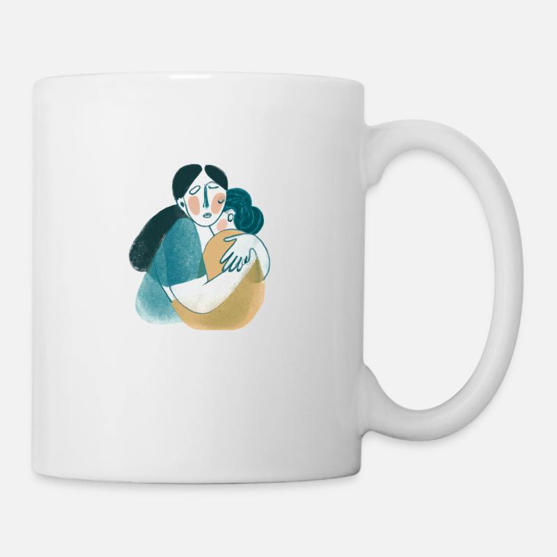 Mama und Tochter - Tasse - Weiß