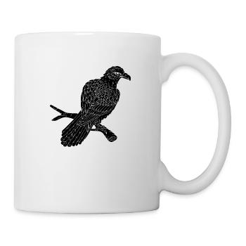 Oiseau - Mug blanc - blanc - Droite